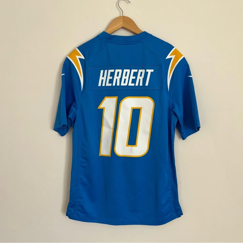 Los Angeles Chargers Justin Herbert Nike Royal Alternate Game Jersey - Picture 5 of 6